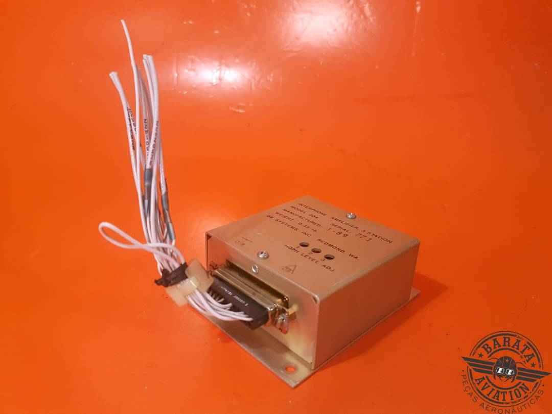 204 DB SYSTEMS MODEL 204  INTERPHONE AMPLIFIER - 3 STATIONS W/ CONNECTOR