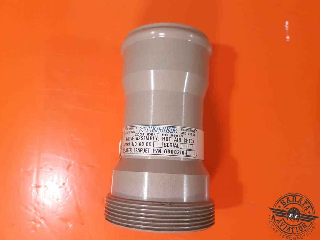 6600210-14 GATES LEARJET VALVE ASSEMBLY  HOT AIR CHECK