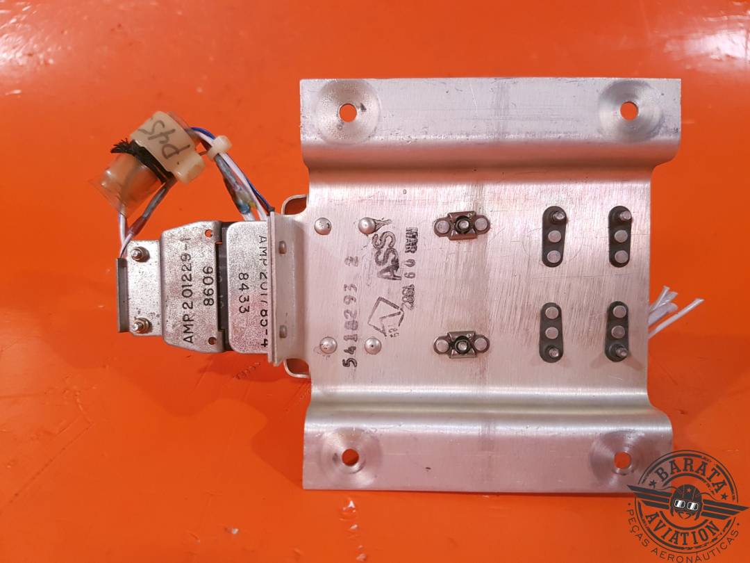 5418291-2 CONJUNTO DE RELÉ GATES LEARJET CON CONECTORES Y SOPORTE