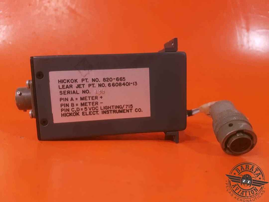 HICKOK HYDRAULIC PRESSURE INDICATOR  P/N: 6608401-13