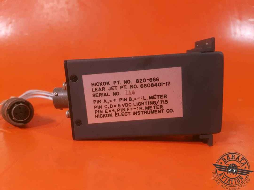 HICKOK AIR PRESSURE INDICATOR  P/N 6608401-12