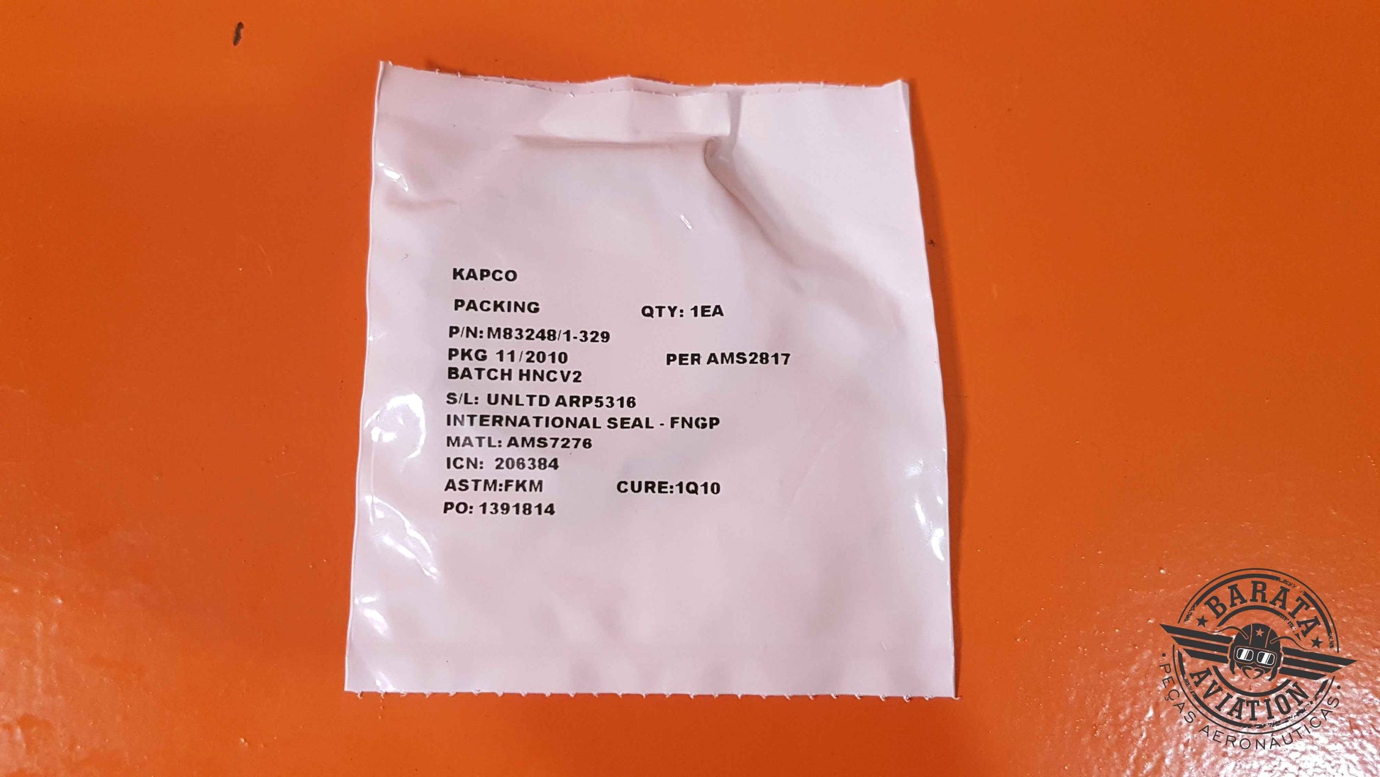 M83248-1-329 Kapco O-ring Kit With 10 Units
