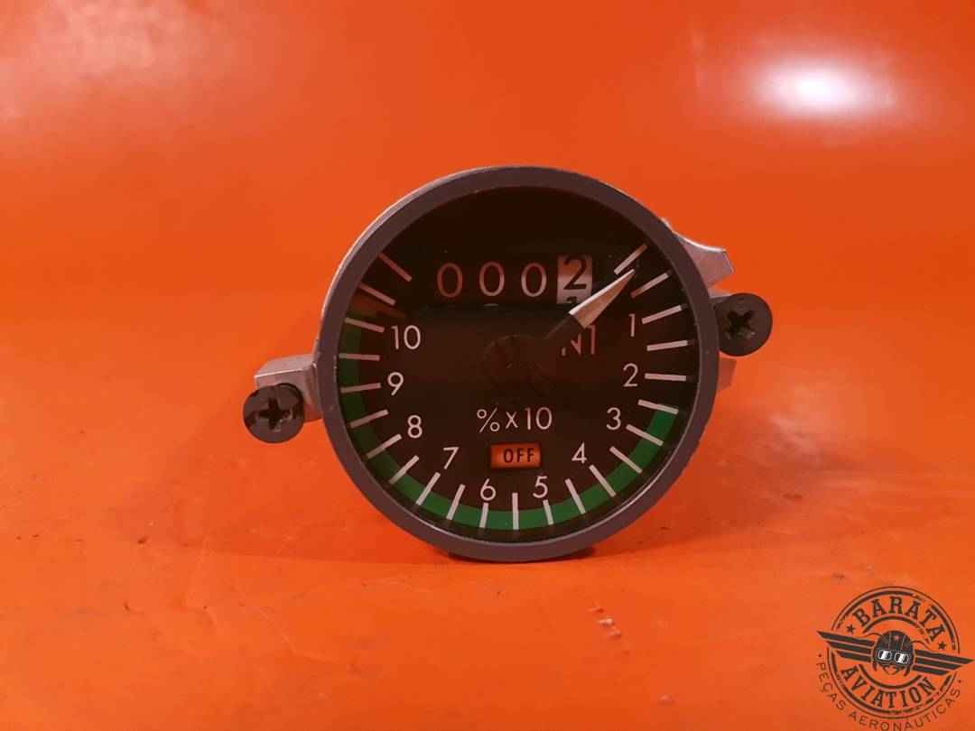 AIRESEARCH N1 ENGINE INDICATOR  W/ MOUNTING CLAMP P/N: 6608300-10