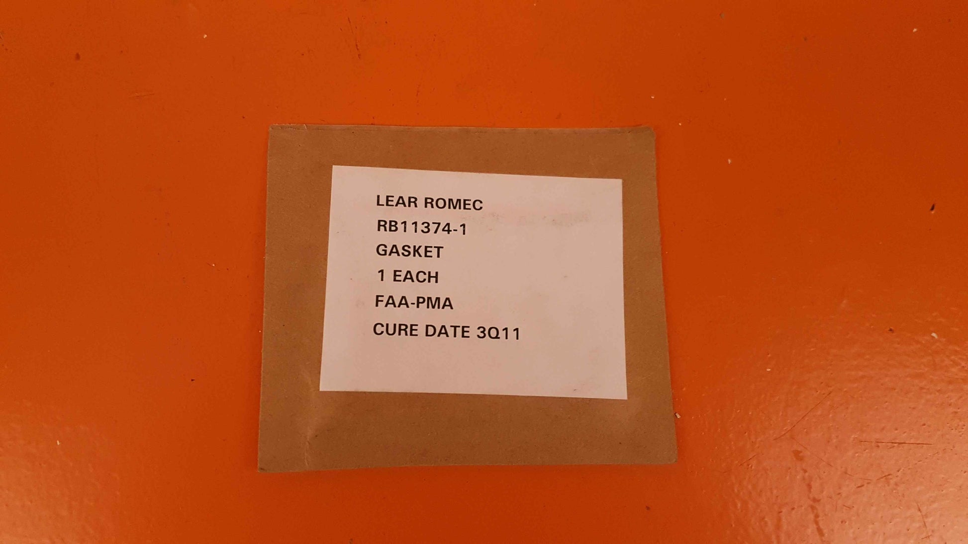 RB11374-1 Lear Romec, Gasket