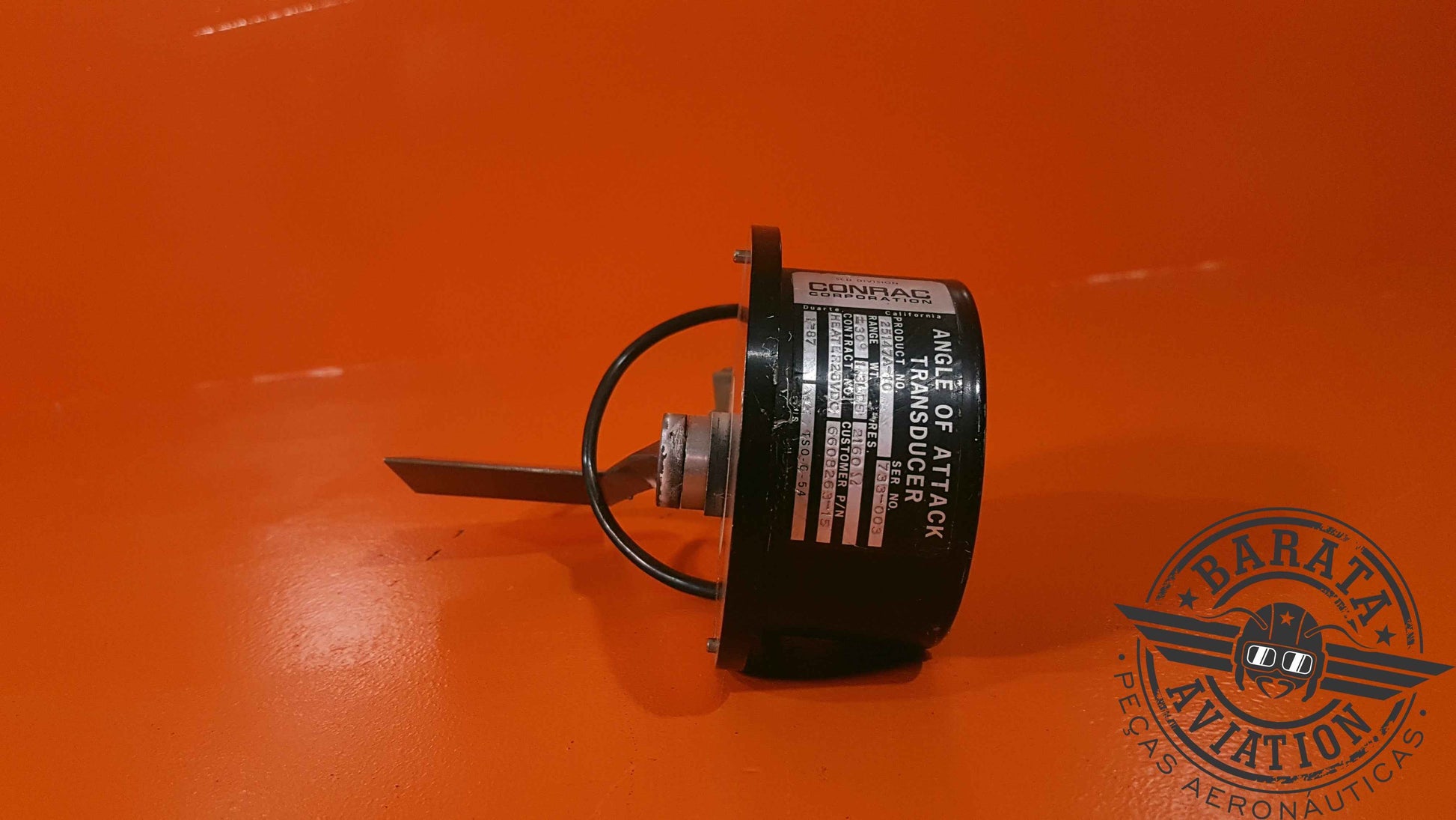 25147A-10 Conrac Angle of Attack Transducer