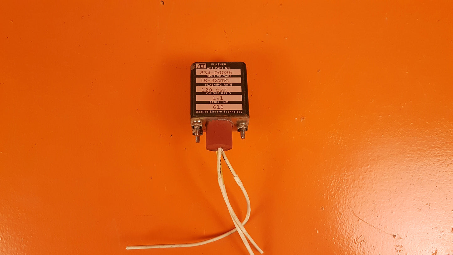 834-00086 Applied Electro Technology Flasher Assy