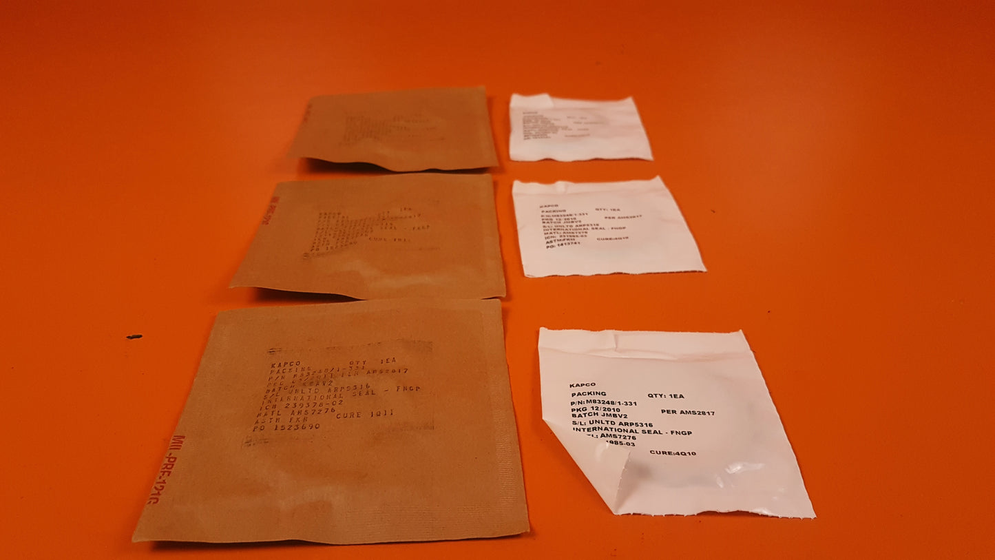 M83248-1-331 Kapco Kit of 6 O-rings