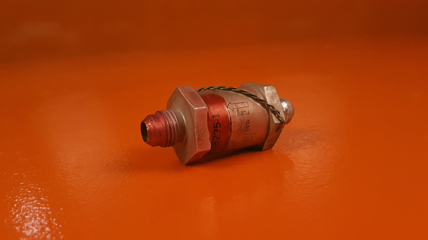 6608295-1 Allen Aircraft Valve, Swing Check, Fuel