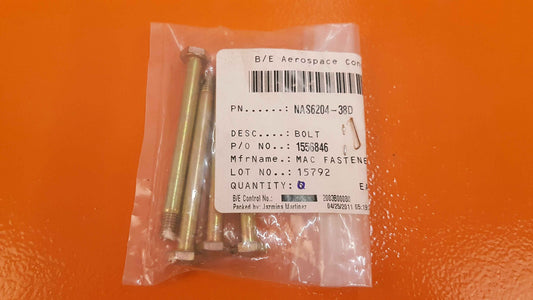 NAS6204-38D Mac fasteners, Bolt Kit