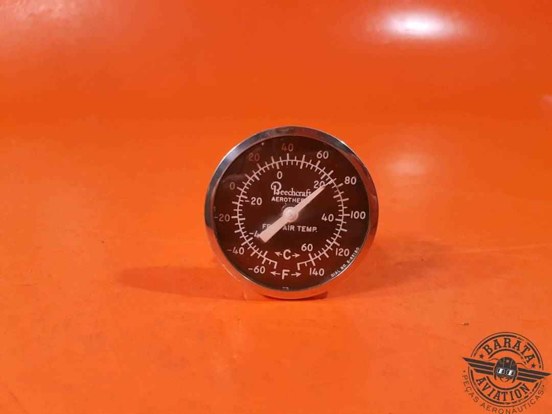 BEECHCRAFT  OUTSIDE AIR TEMPERATURE GAUGE  P/N: 35-380019-5