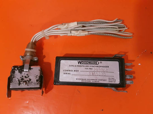 213762 WOODWARD PROPELLER SYNCROPHASER FOR PARTS OR NOT WORKING