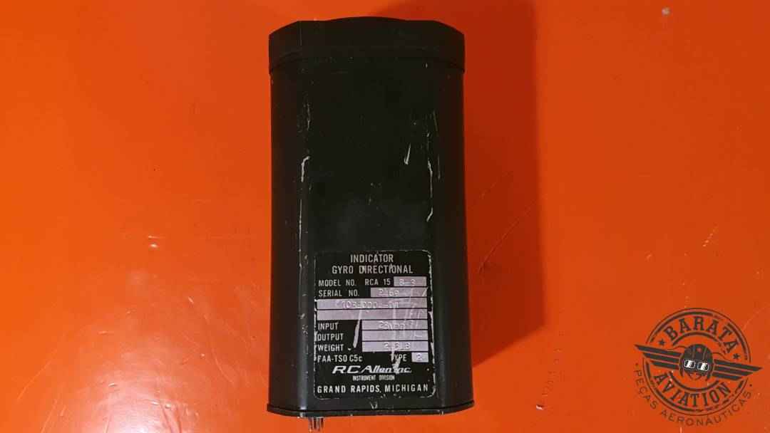 RCA GYRO DIRECIONAL  INDICATOR  FOR PARTS ONLY P/N: 103-0004-01 - INOPERANTE