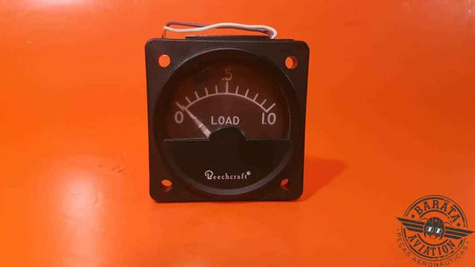 BEECHCRAFT HICKOK INDICATOR  LOAD METER  P/N 58-380048-3 