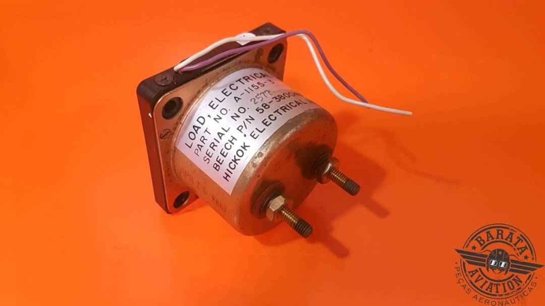 BEECHCRAFT HICKOK INDICATOR  LOAD METER  P/N 58-380048-3 