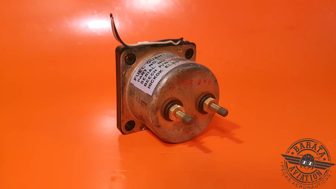 Indicador de combustible Beechcraft/Hickok con iluminación - 27 VCC N.° de pieza: 58-380097-3