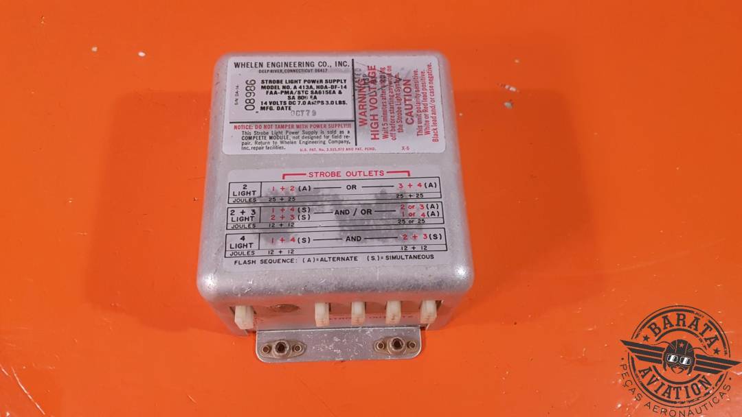 STROBE LIGHT POWER SUPPLY 14VDC P/N  A413A 