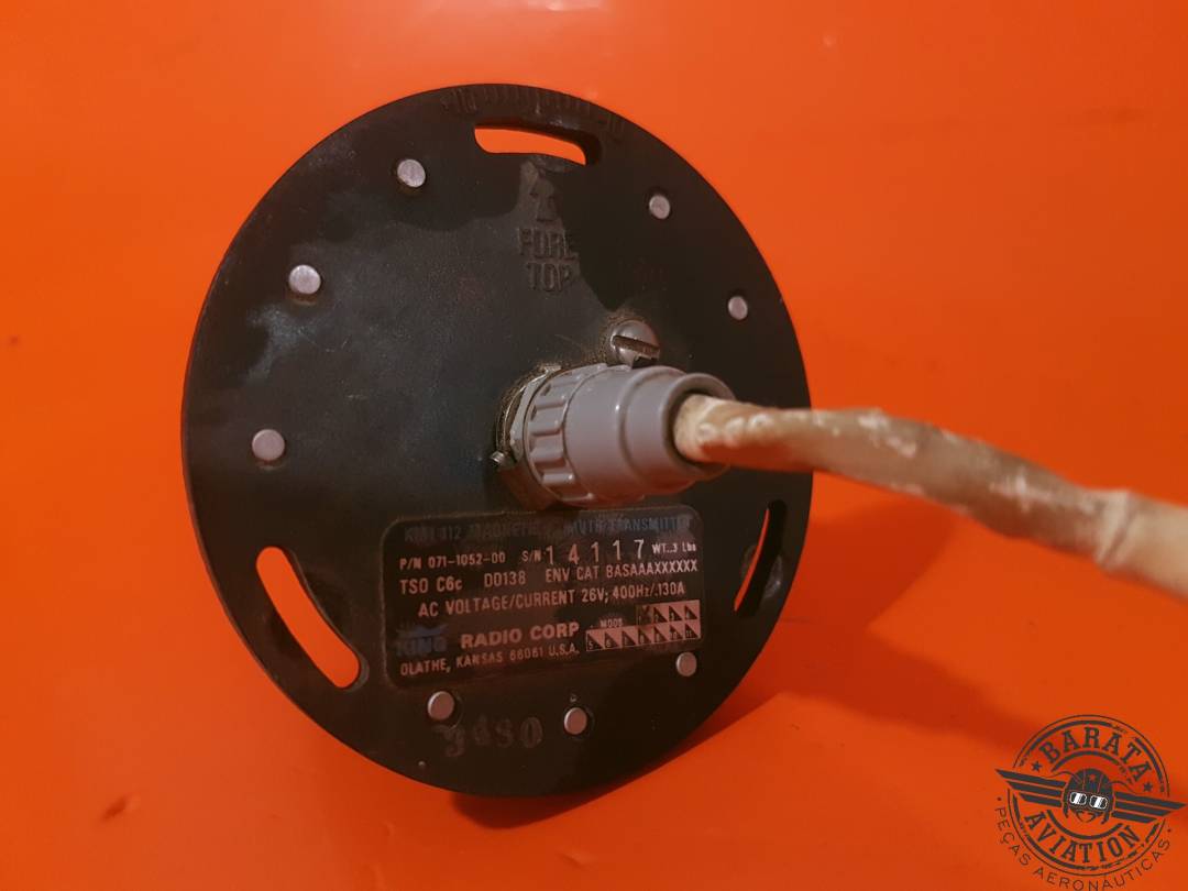 071-1052-00 KING RADIO  KM112- MAGNETIC AZIMUTH TRANSMITER TSOC6c - 26VDC 