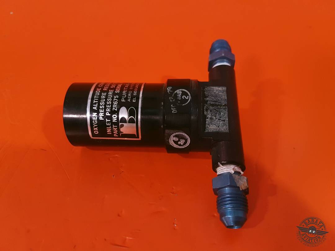 Regulador de presión de altitud de oxígeno Puritan ZR675