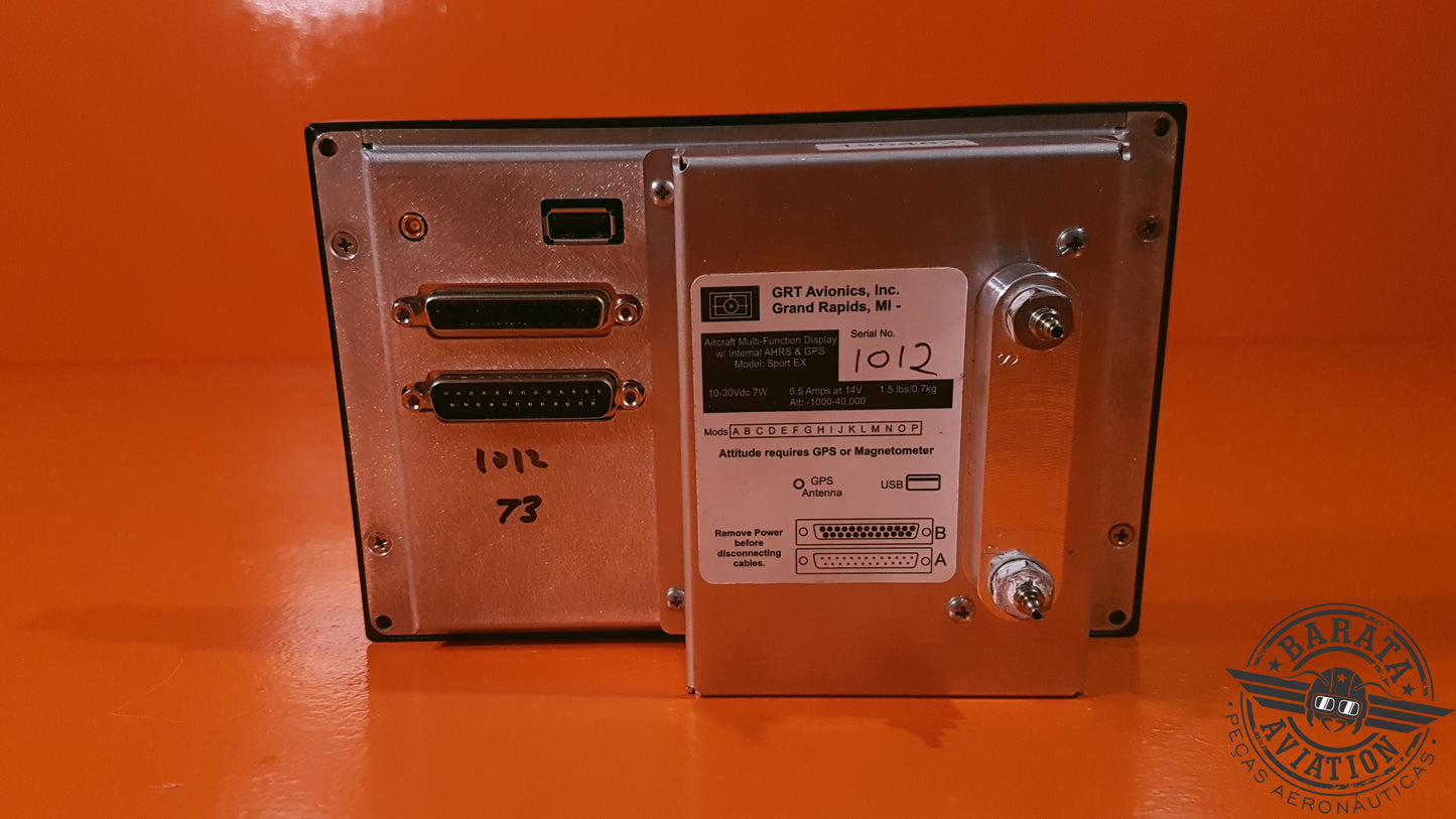 Sport EX GRT Avionics Multi Function Display