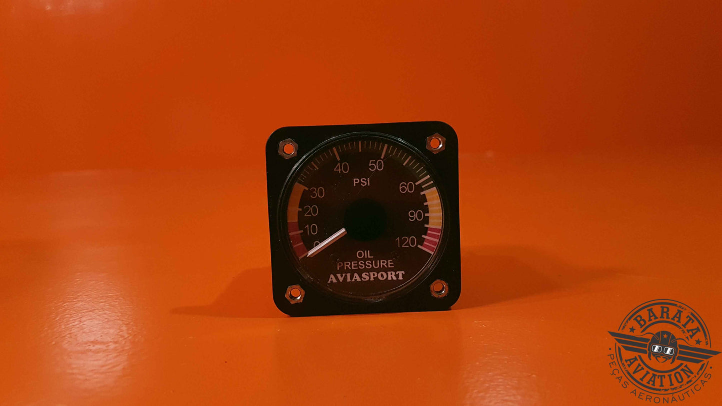 15-05924 Aviasport Oil Pressure Gauge - Experimental