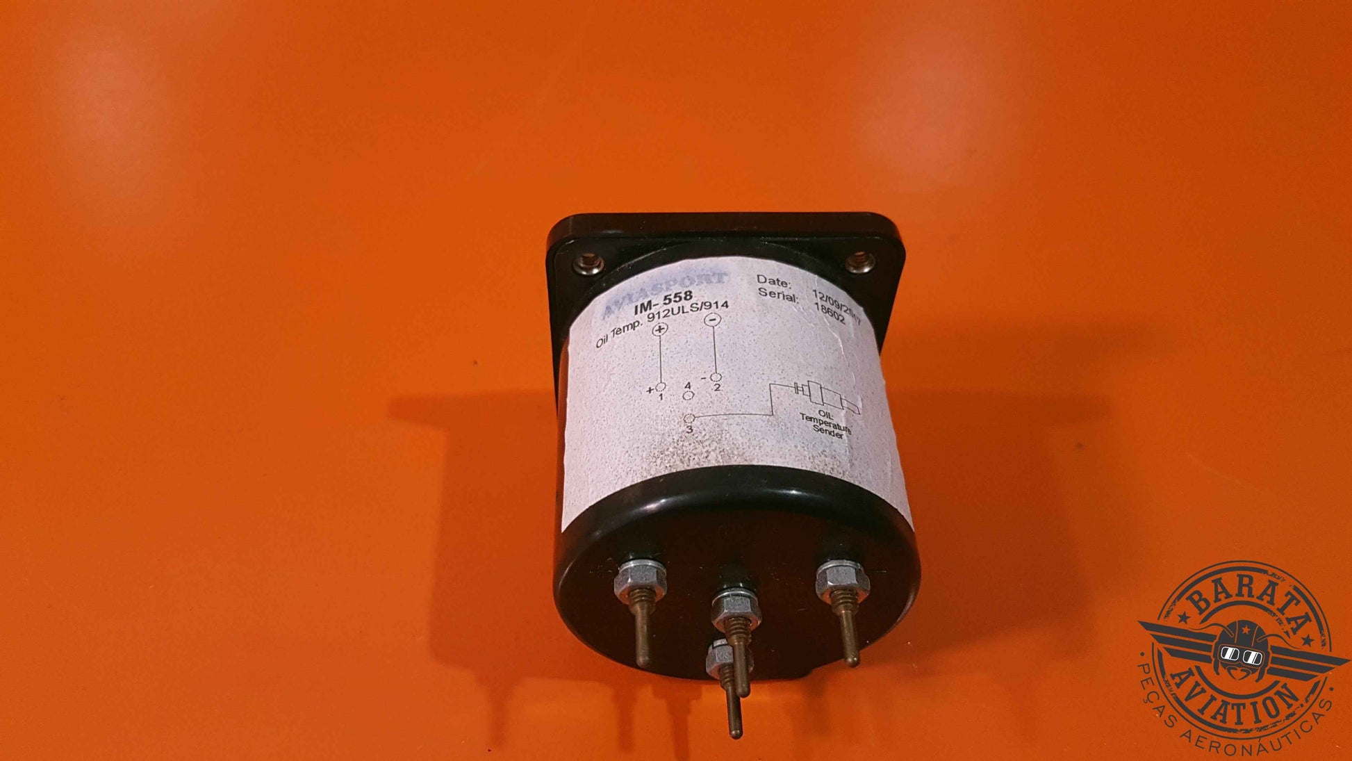 IM-558 Aviasport Oil Temperature Gauge - Experimental