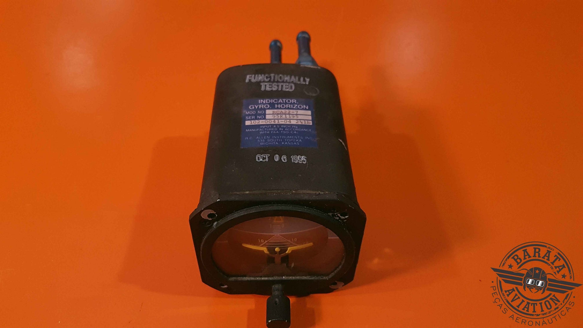 102-0041-04 Allen Gyro Horizon Attitude Indicator - Experimental