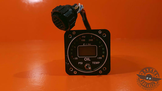 10-25205 Eletronics International Oil Pressure and Temperature Gauge - Experimental