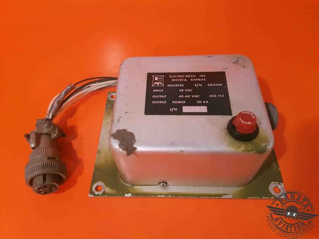 EM2044 ELECTRO MECH INVERTER INPUT 28 VDC/OUTPUT 40-60VAC 400 HZ ...