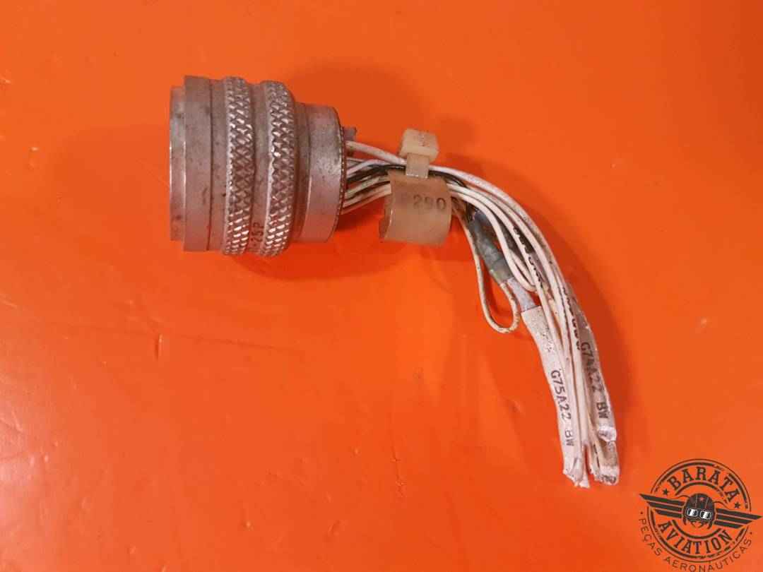 DS07-27-25P DEUTSCH CONNECTOR P290 FWD PRESS BULKHEAD ANTI-SKID BRAKE SYSTEM