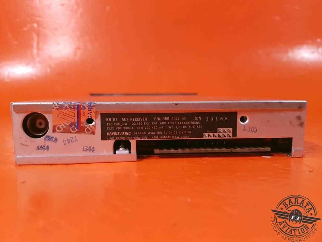 BENDIX KING KR 87 ADF RECEIVER  13.75/28 VDC P/N: 066-1072-00