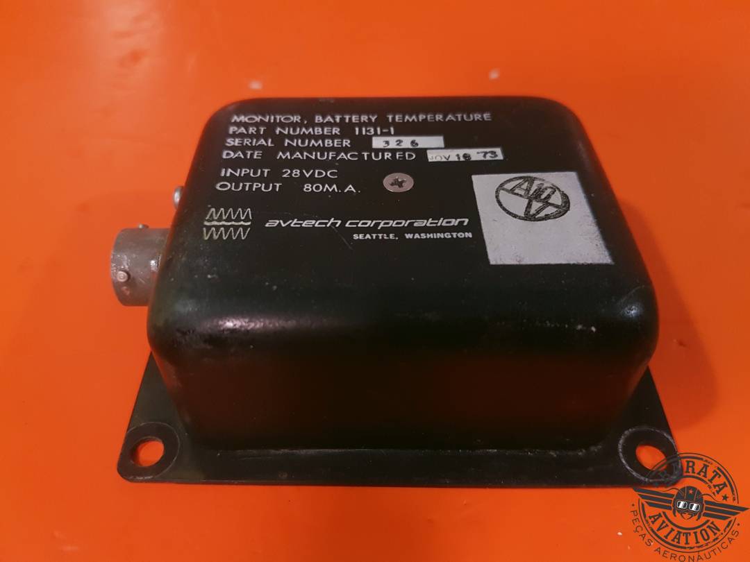 1131-1 AVTECH MONITOR BATTERY TEMPERATURE 