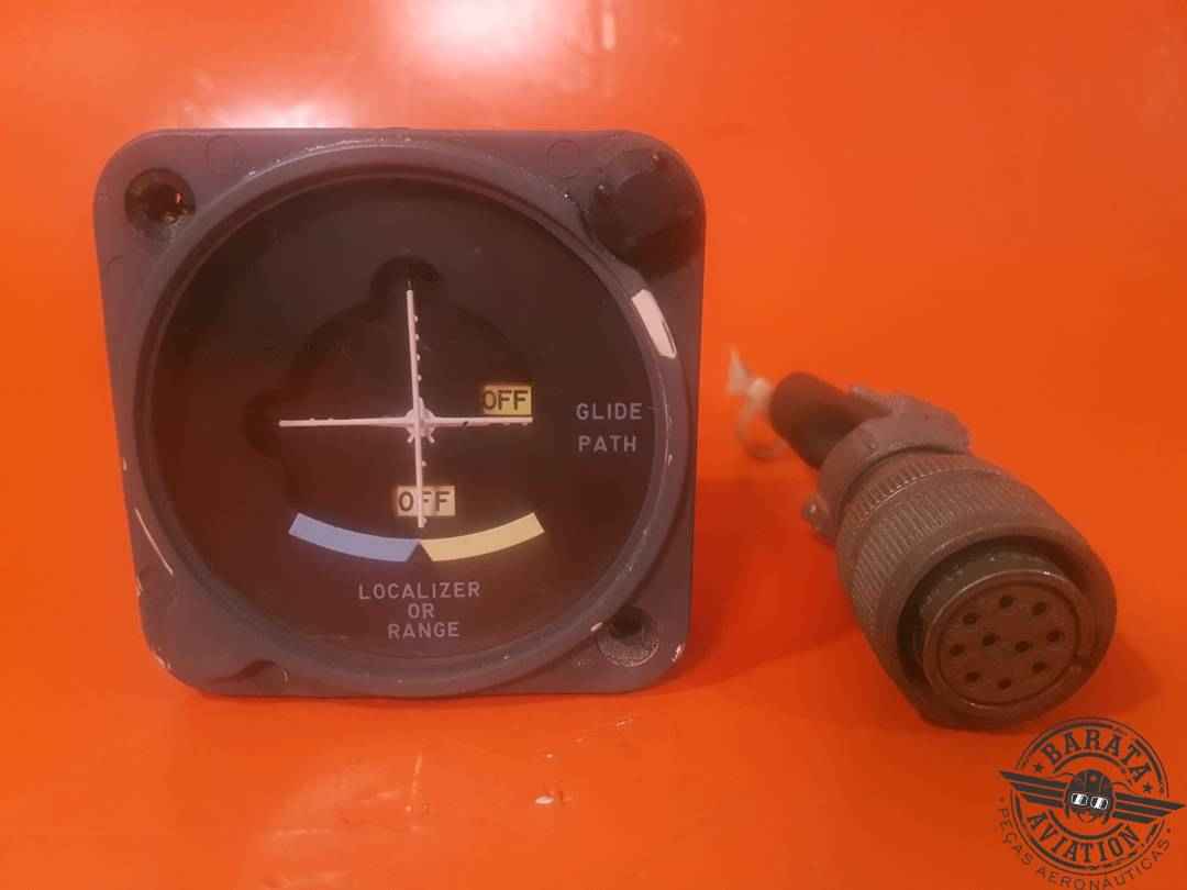 WESTON COURSE DEVIATION INDICATOR  W/ CONNECTOR P/N 520850 