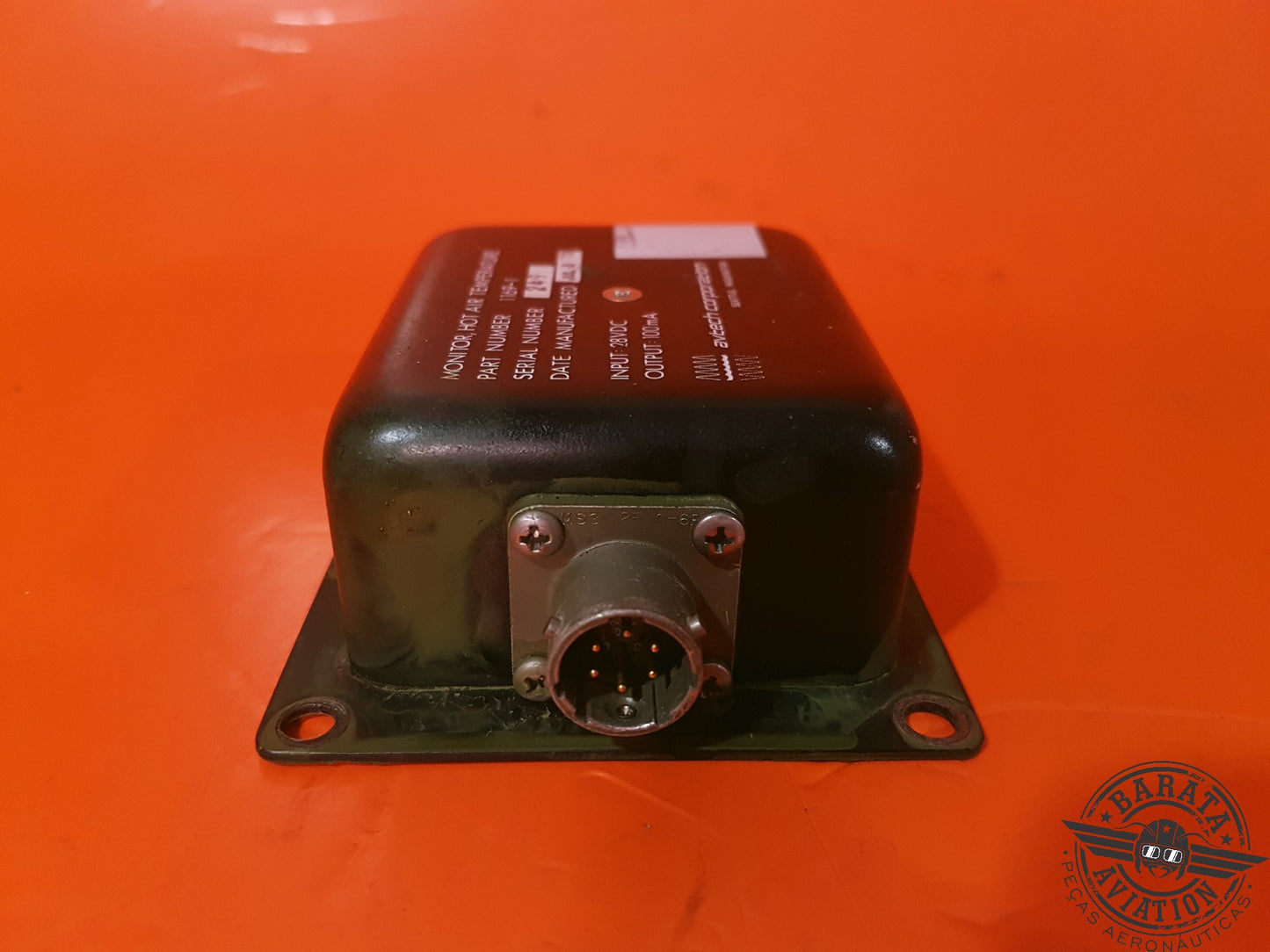 1169-1 AVTECH MONITOR HOT AIR TEMPERATURE 28 VDC