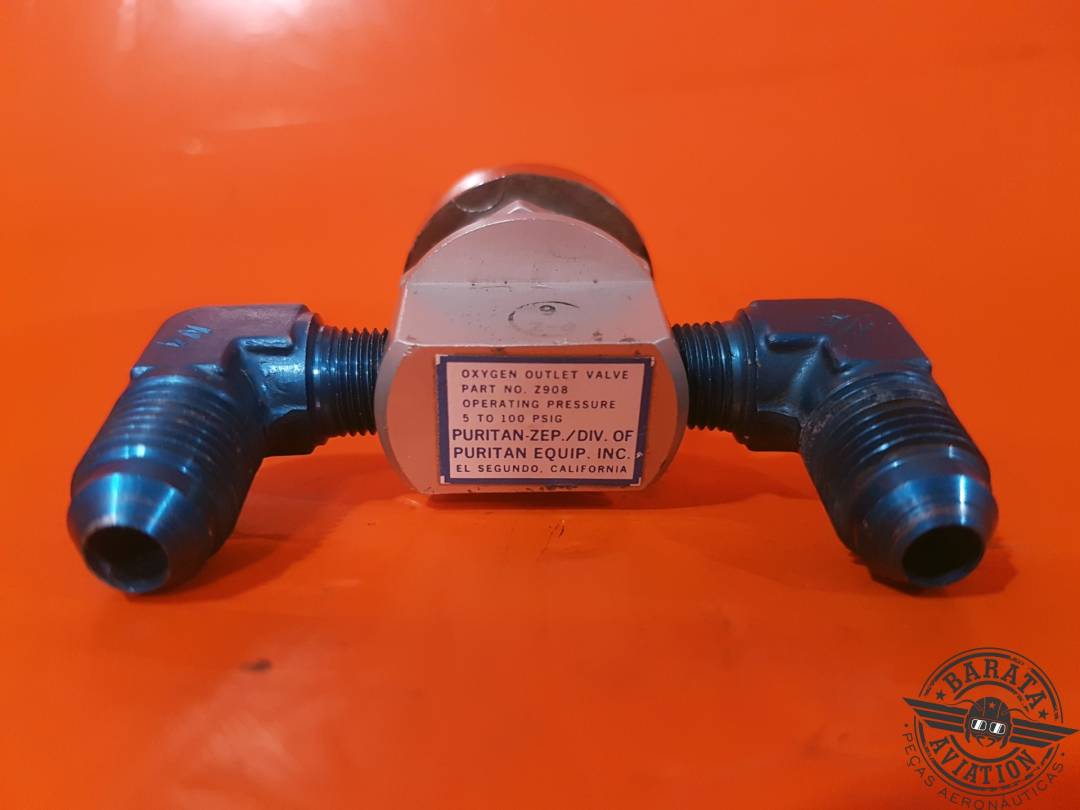 Z908 PURITAN Z908 OXIGEN OUTLET VALVE  5 TO - 100 PSIG