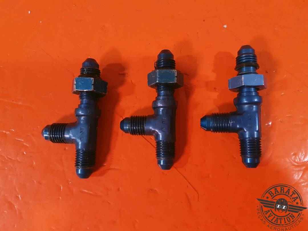 An804 Sizes AN804 Kit of 3 Tee Flared Tube Assy – Barata Aviation Parts