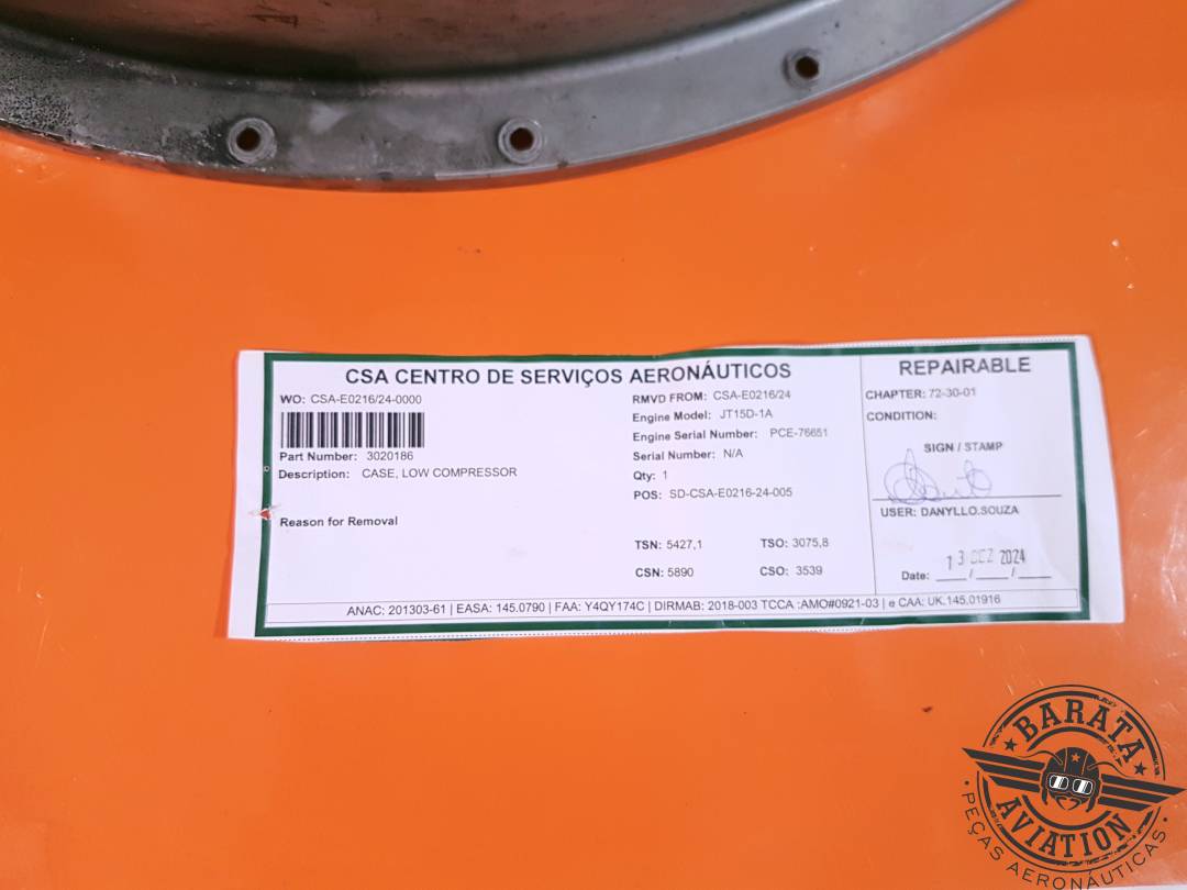 3020186 Case Low Compressor