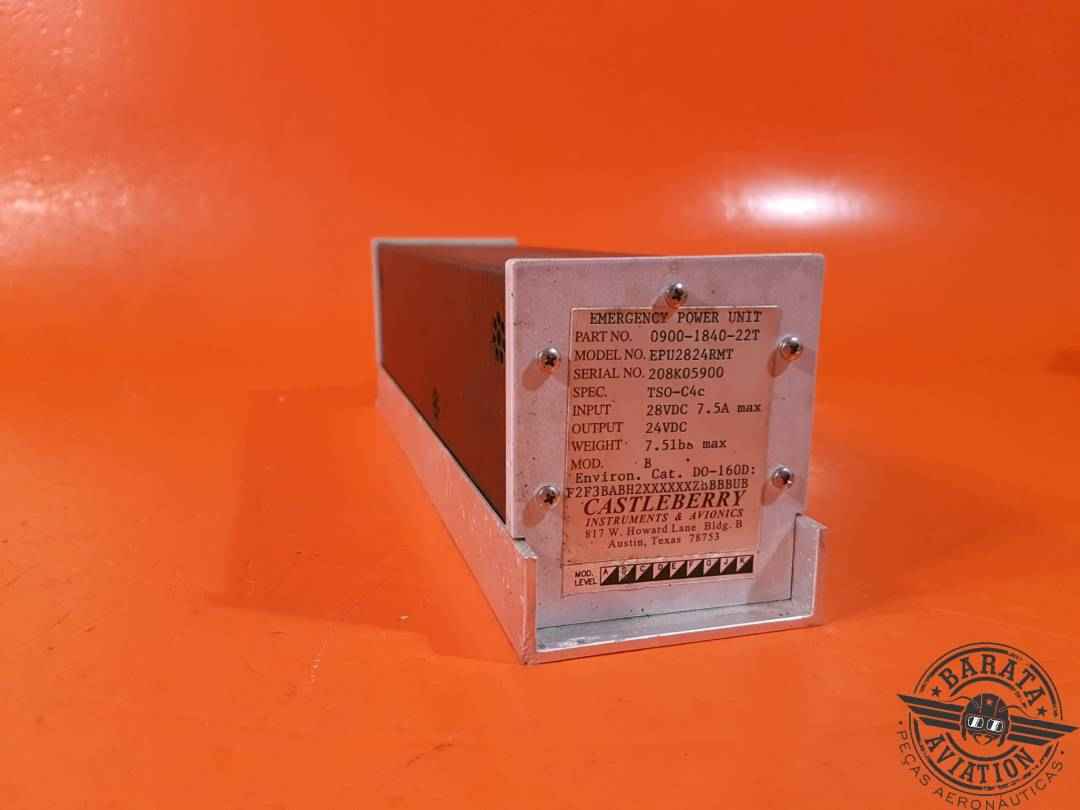 EPU28-24 RMT CASTLEBERRY EMERGENCY POWER UNIT  24/28 VDC P/N 0900-1840-22T