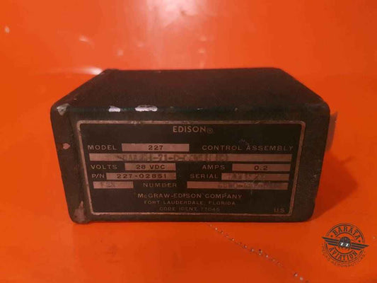 227-02851 Edison 227 Fire Detection Control - 28VDC - 0.2 Amps n.