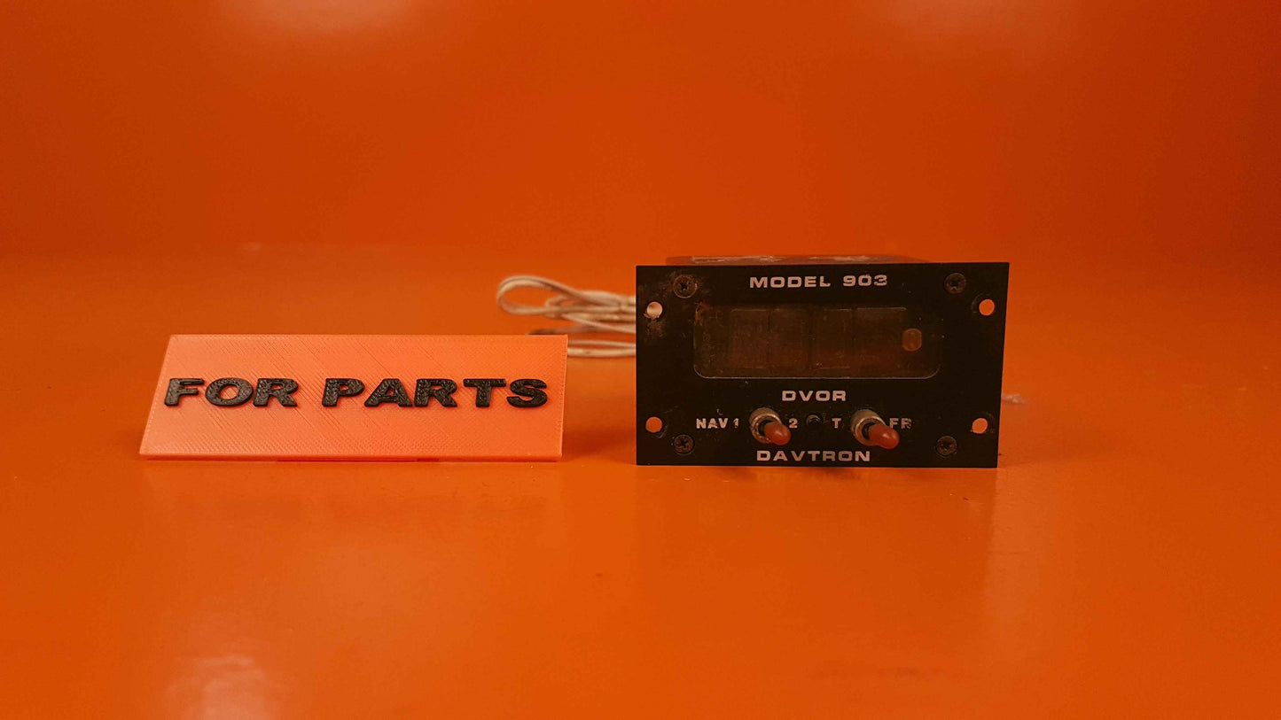 903 Davtron VOR Indicator - FOR PARTS