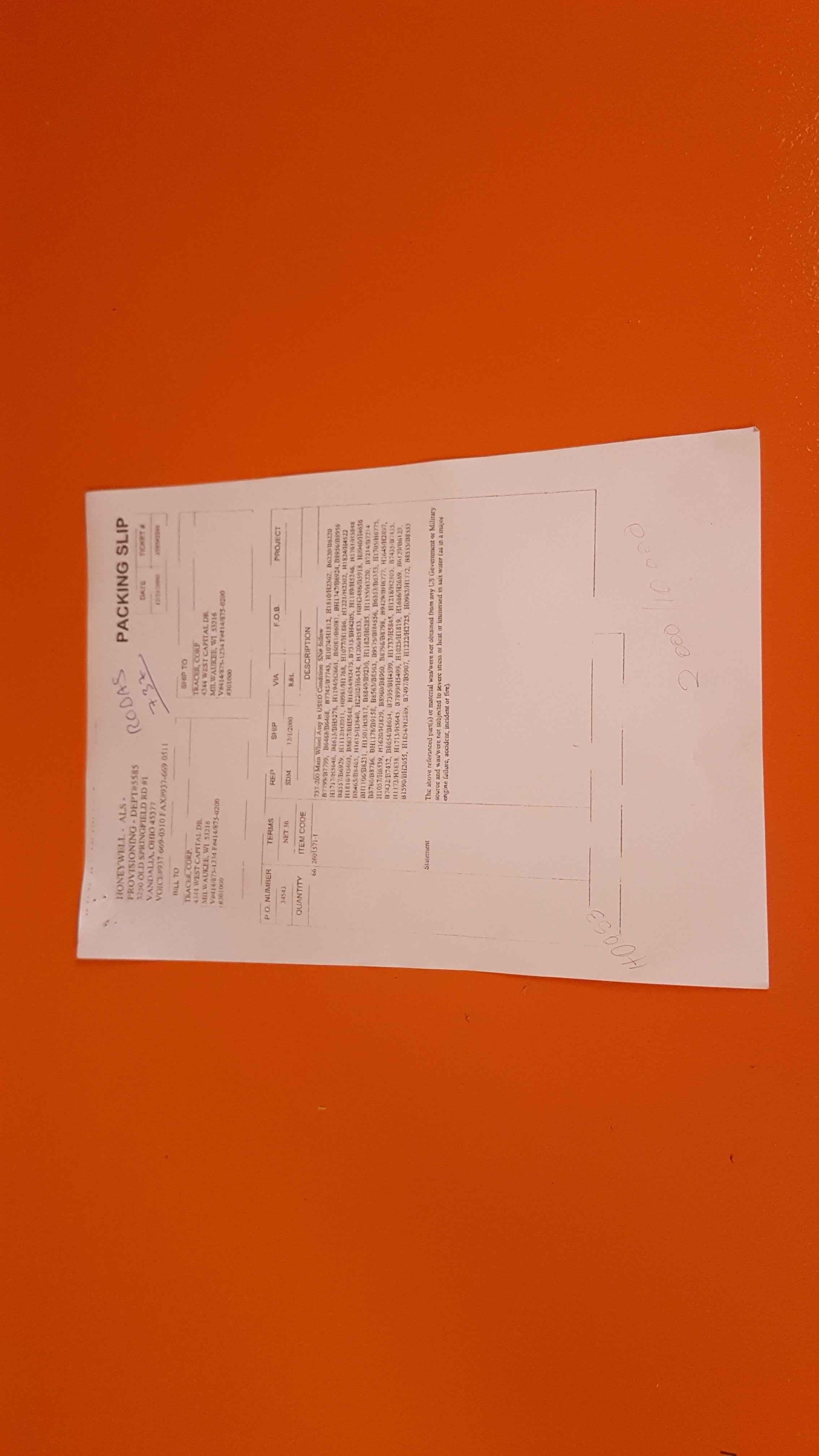 2601571-1 Bendix B737 Main Wheel Assy