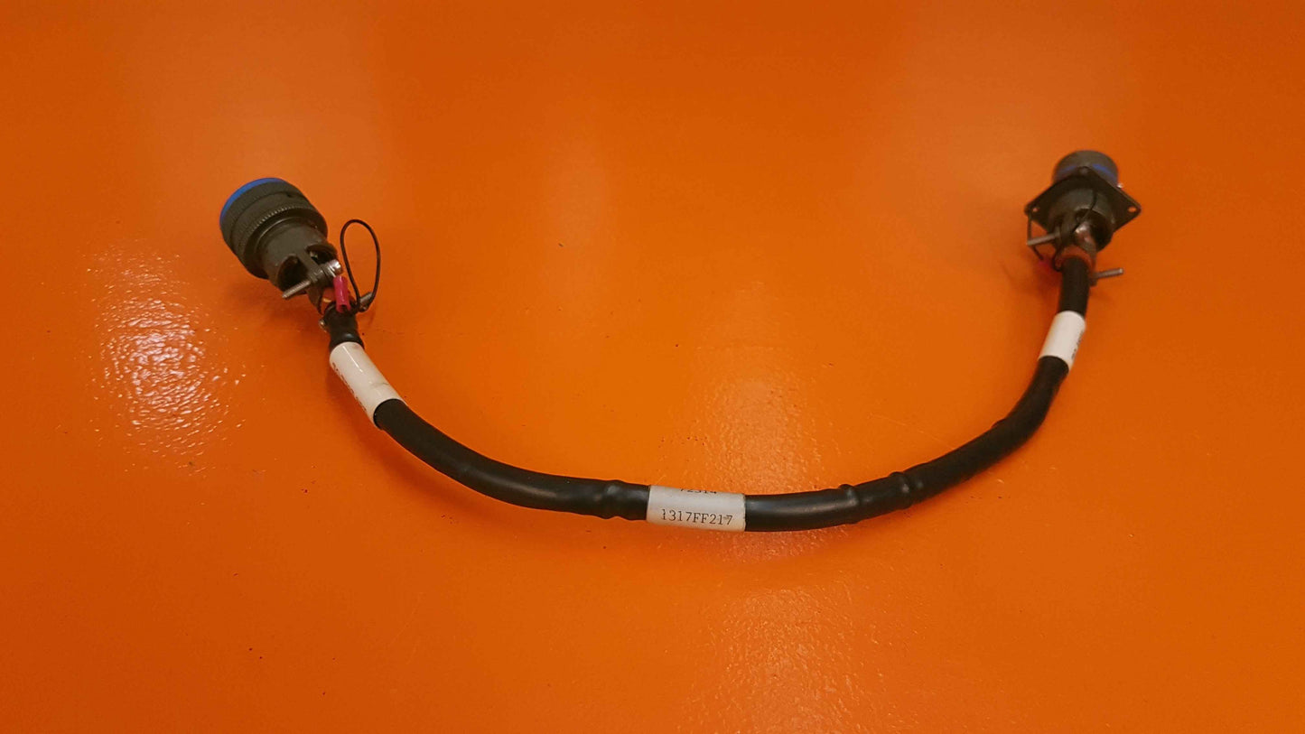 1317FF217 BAE Systems Shielded Electrical Wire Harness w/ connectors