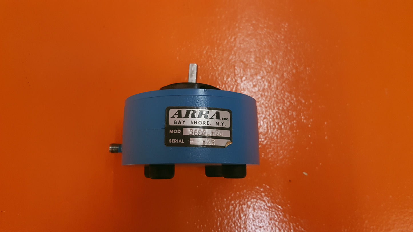 3684-12A ARRA Calibrated Variable RF Coaxial Attenuator