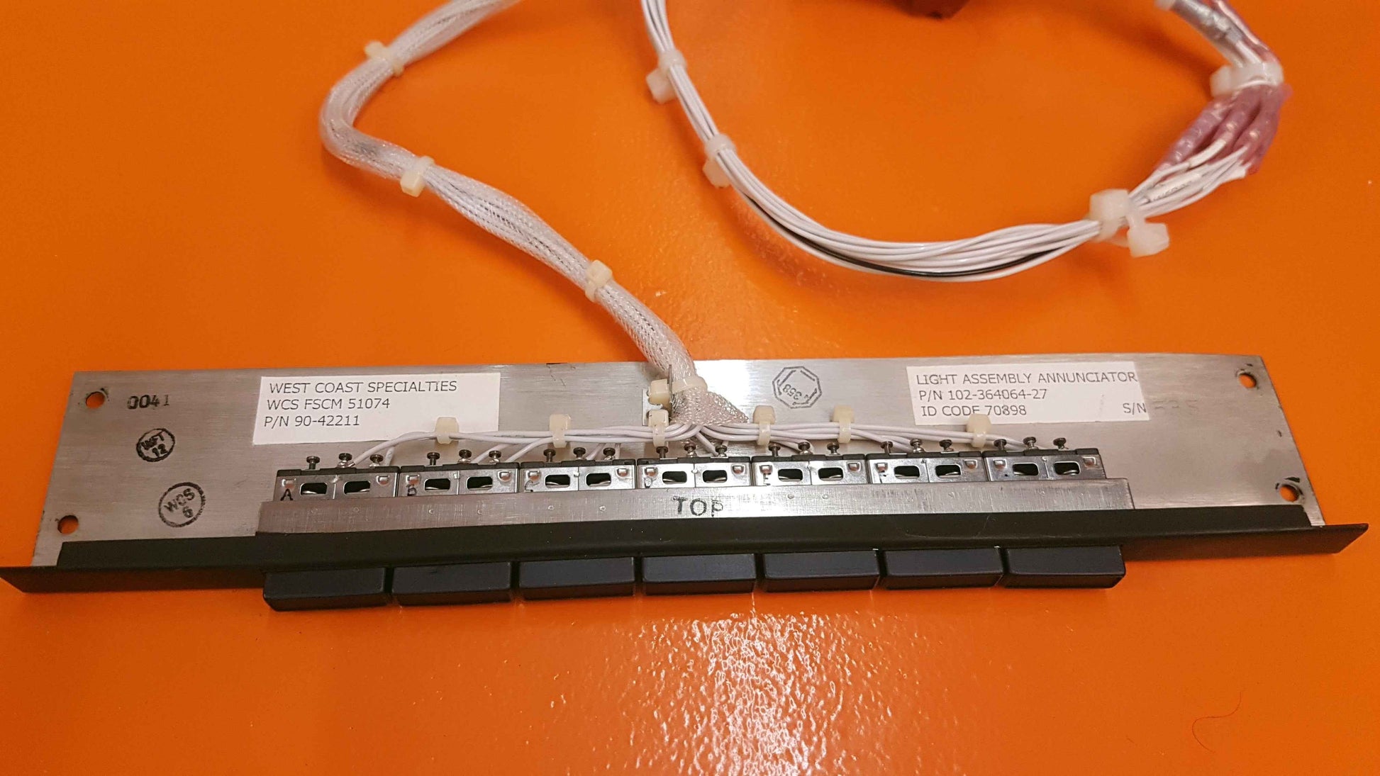 90-42211 West Coast Spec. Annunciator Light Assy