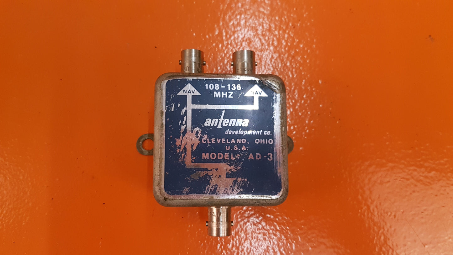 AD-3 Antenna Development NAV/COMM Antenna Coupler Diplexer