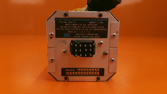 066-3056-01 King KI209 VOR/LOC Converter and Glide Slope Indicator