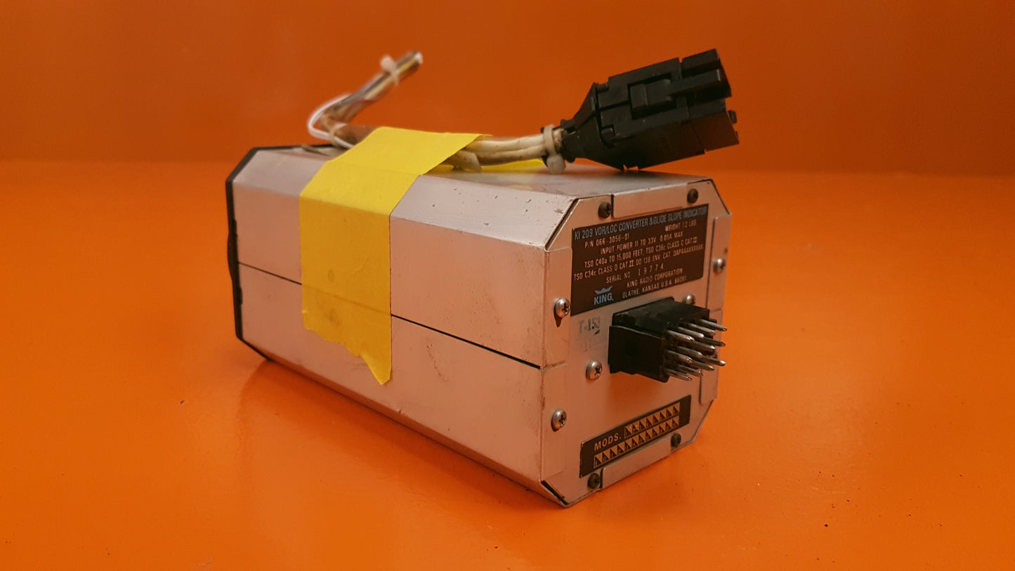 066-3056-01 King KI209 VOR/LOC Converter and Glide Slope Indicator
