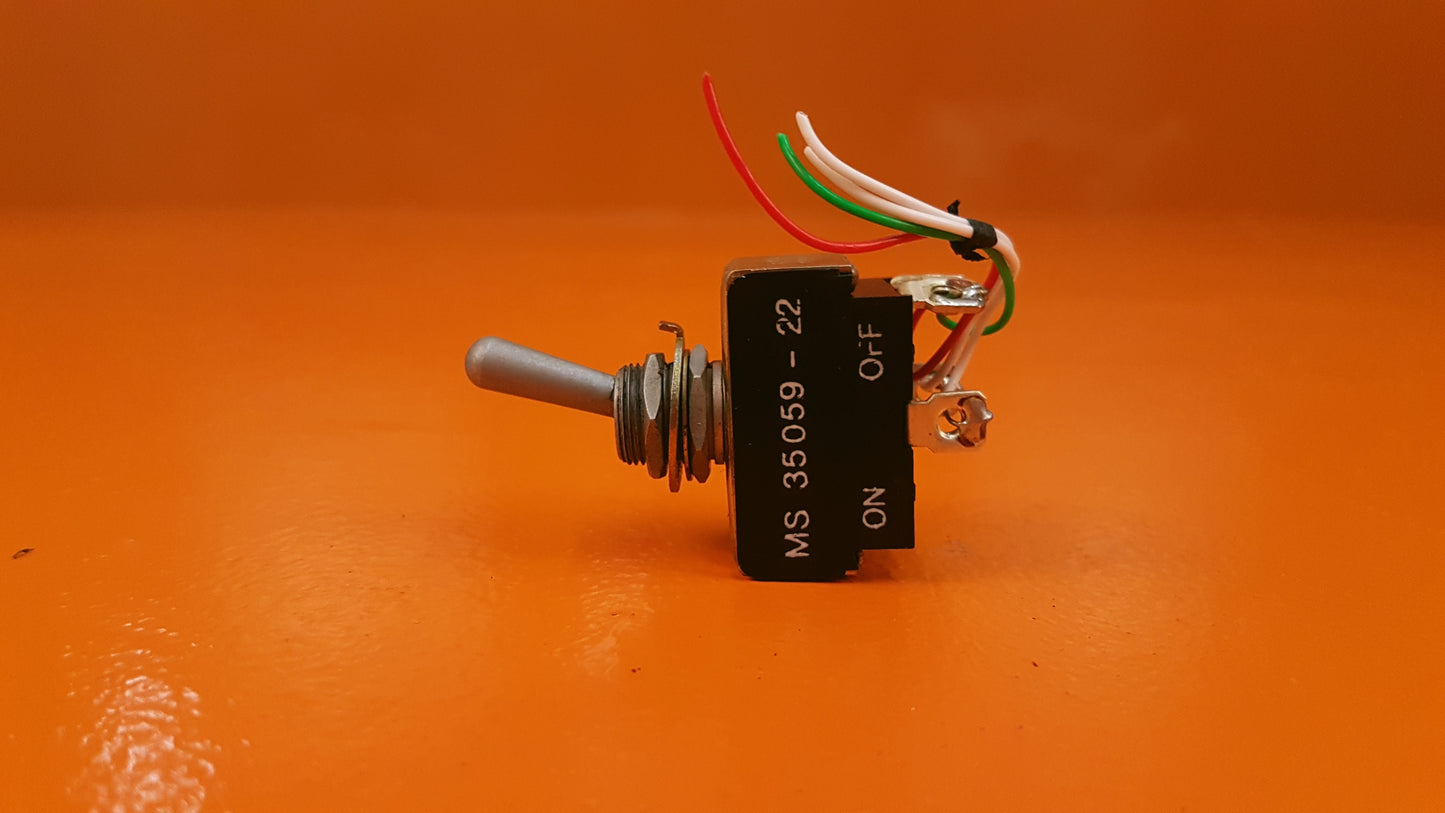 MS35059-22 Heavy Duty Two-Pole Toggle Switch