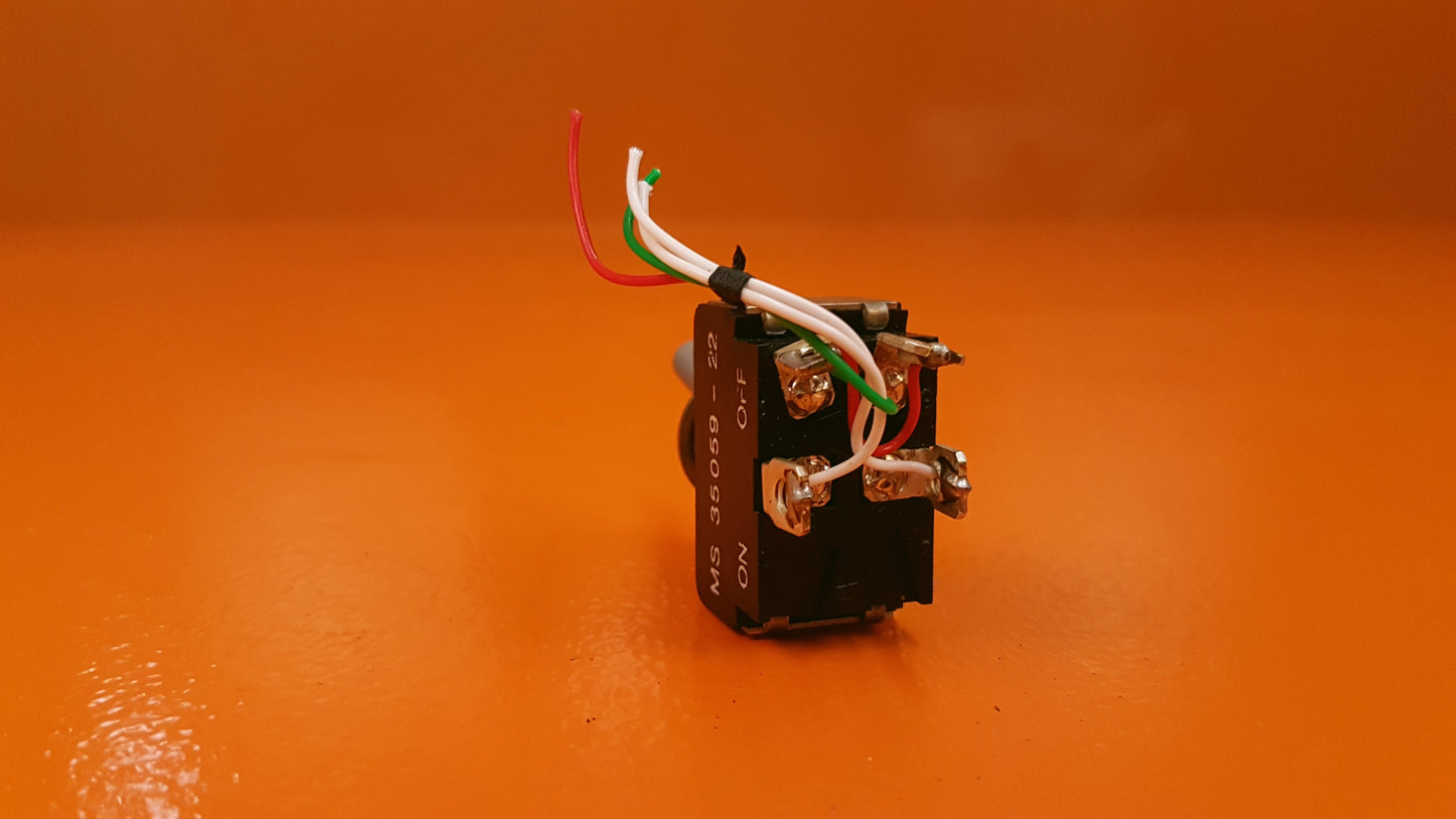 MS35059-22 Heavy Duty Two-Pole Toggle Switch