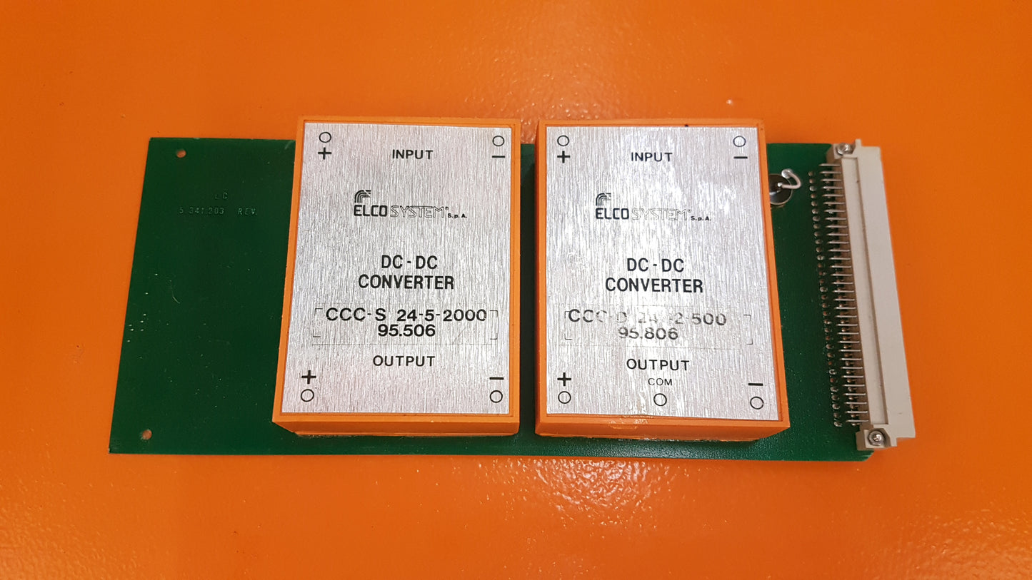 5.341.106 Aeritalia Aerospace PCB Board with Elcosystems DC-DC Converters