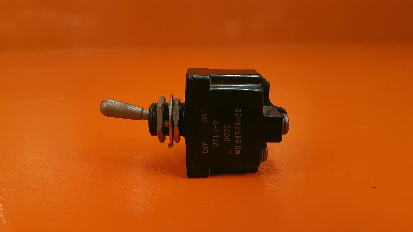MS24524-22 Honeywell Sealed Toggle Switch